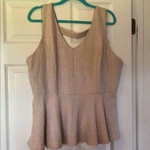 Forever 21+ cream blouse